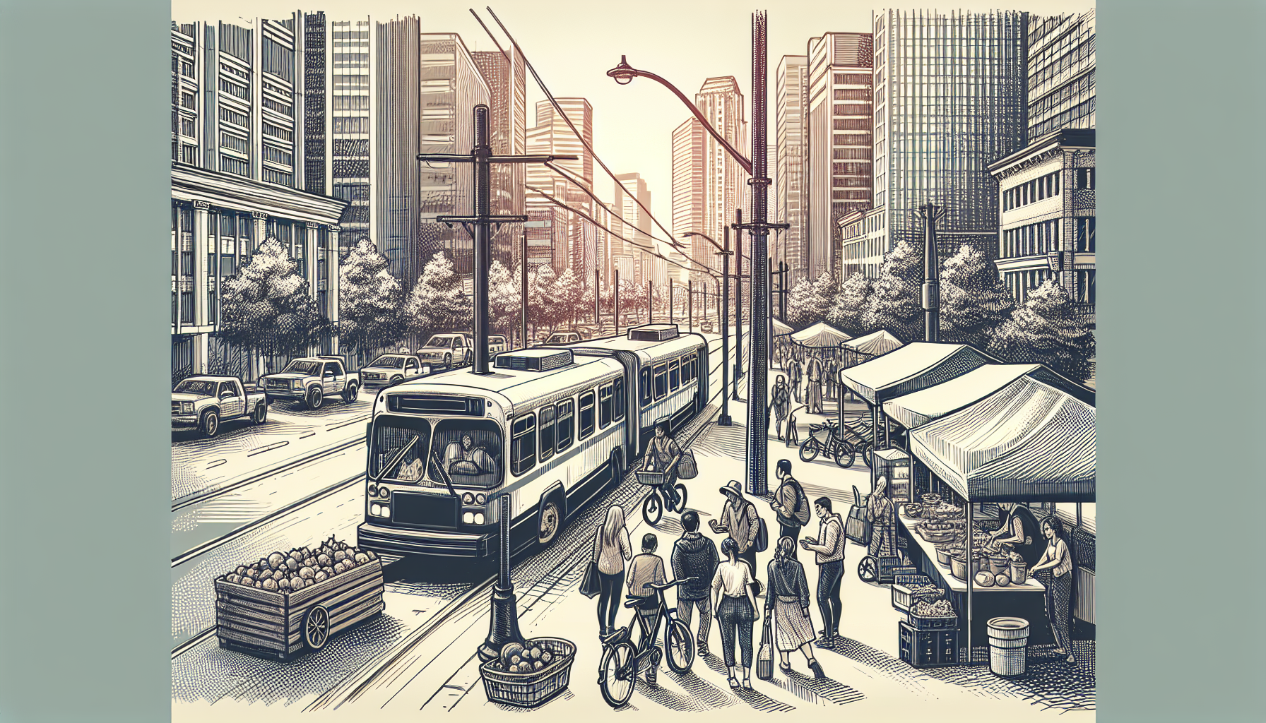 public transit image